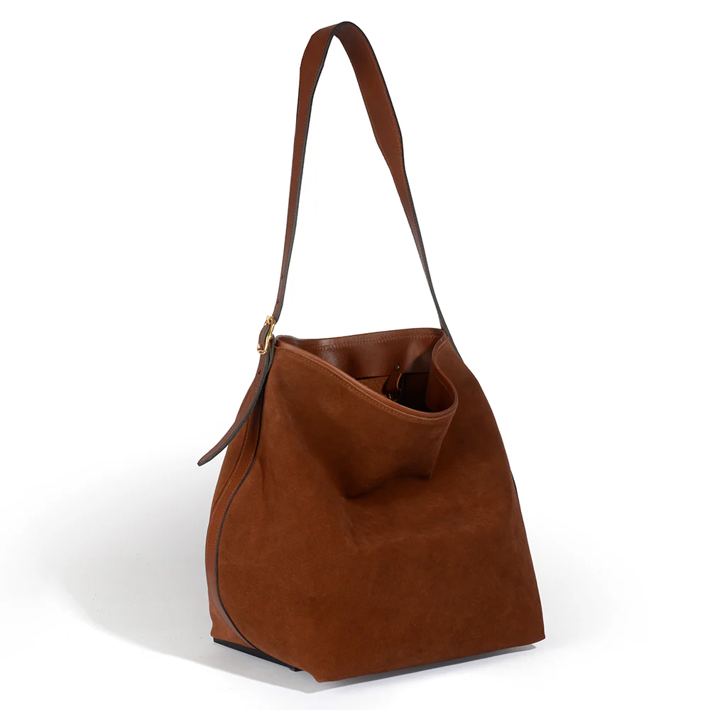 Bleu de Chauffe - Sac Seau Sofia - Brun Fauve
