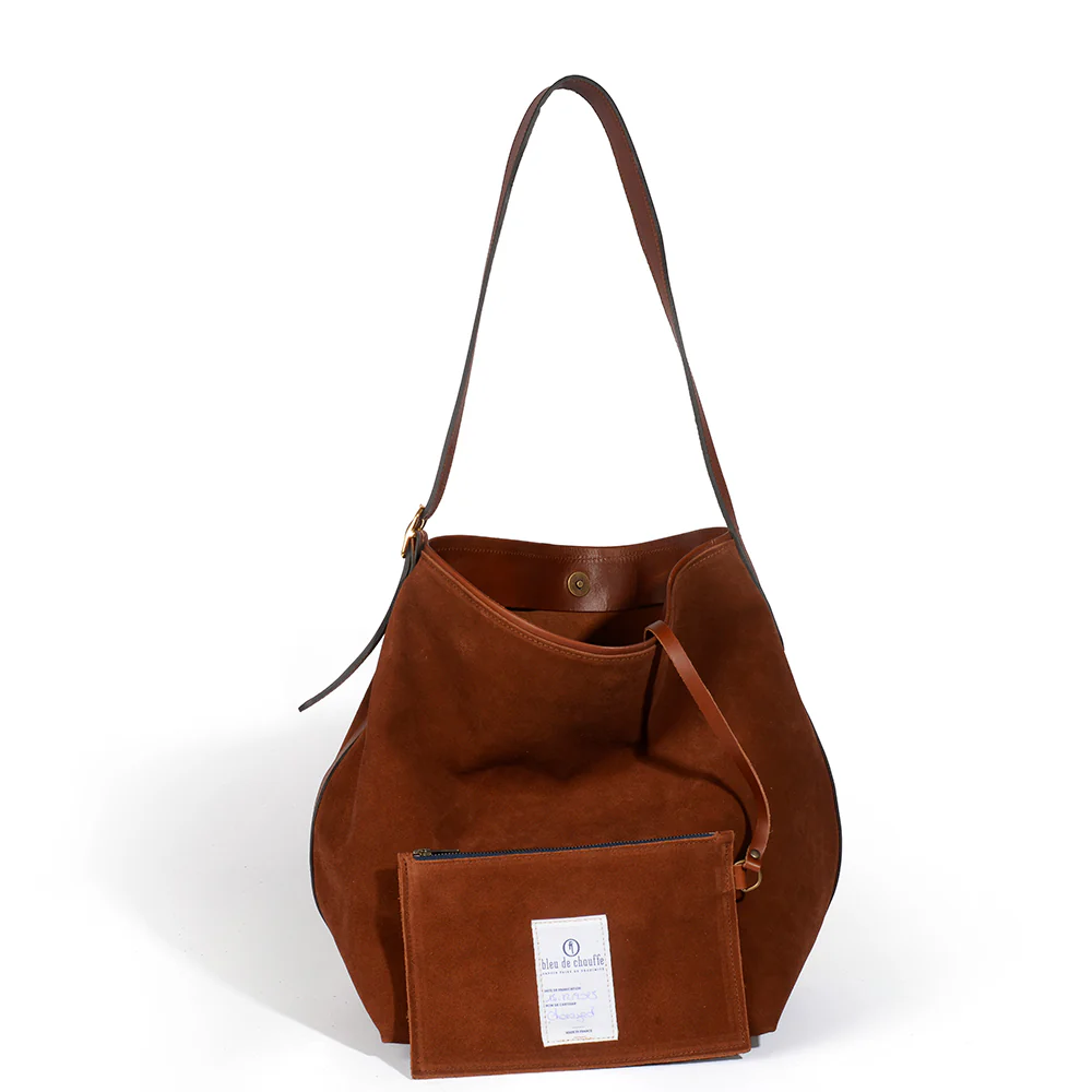 Bleu de Chauffe - Sac Seau Sofia - Brun Fauve - Image 2