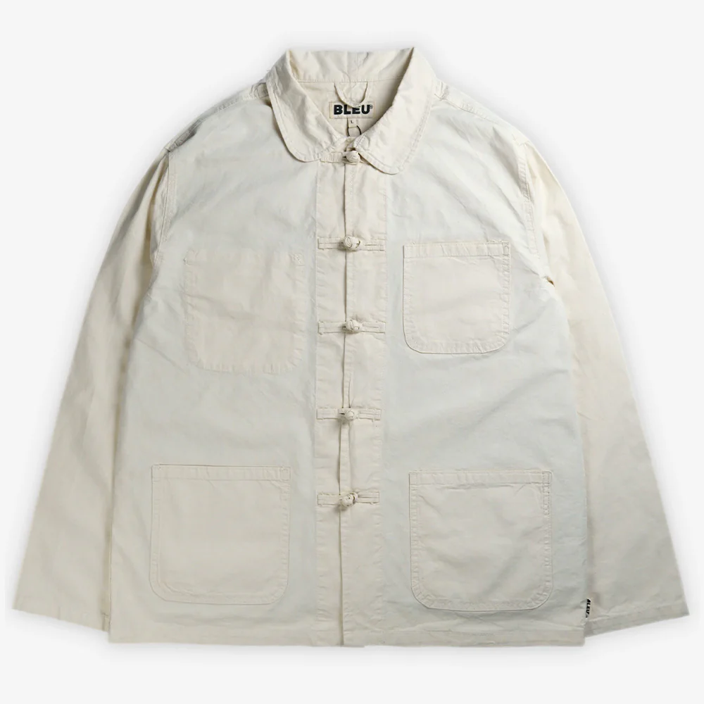 Bleu - Veste Shanghai Solid - Écru