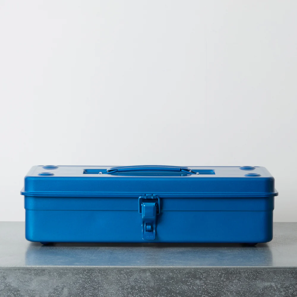 Boite à outils en métal - Bleu