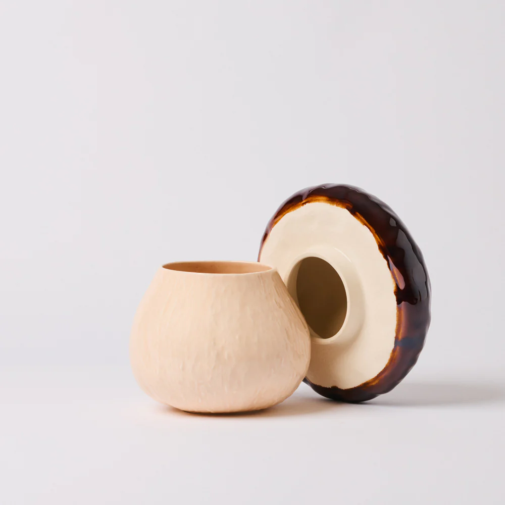 Boîte champignon en faïence - Image 3