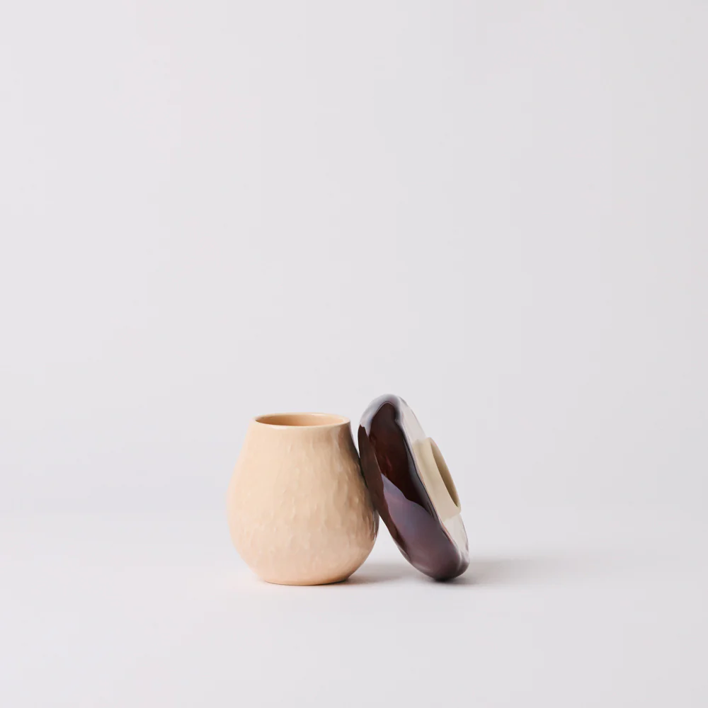 Boîte champignon en faïence - Image 4