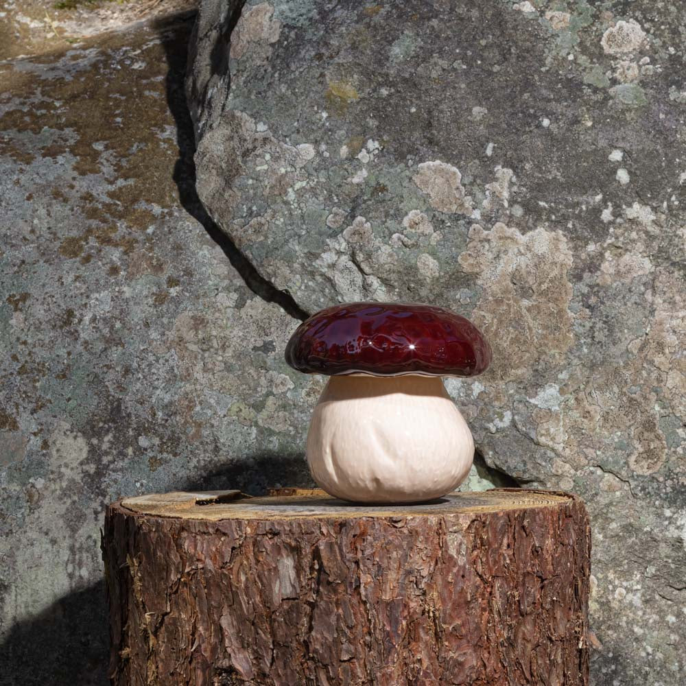 Boîte champignon en faïence - Image 8