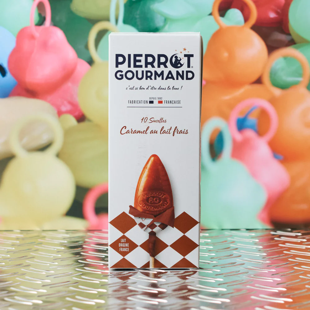 Boite de 10 sucettes - Caramel