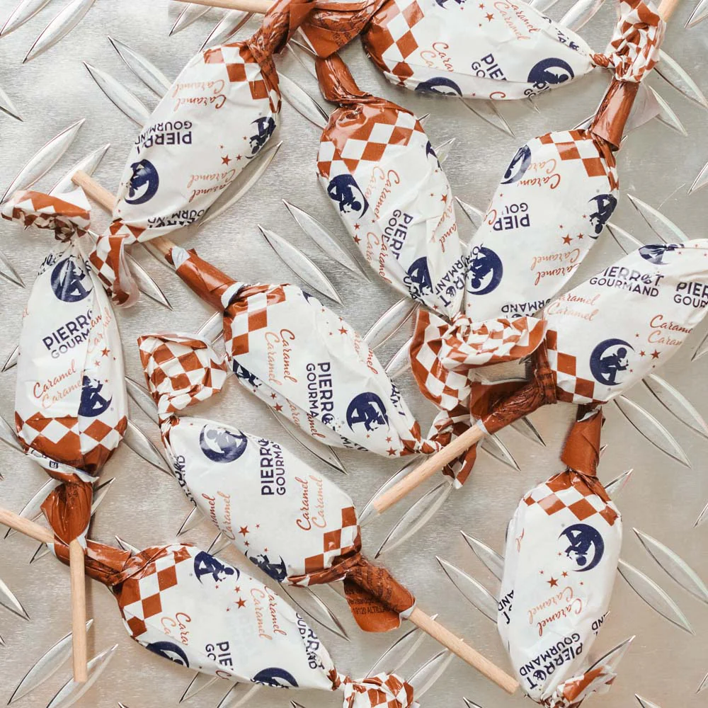 Boite de 10 sucettes - Caramel - Image 2