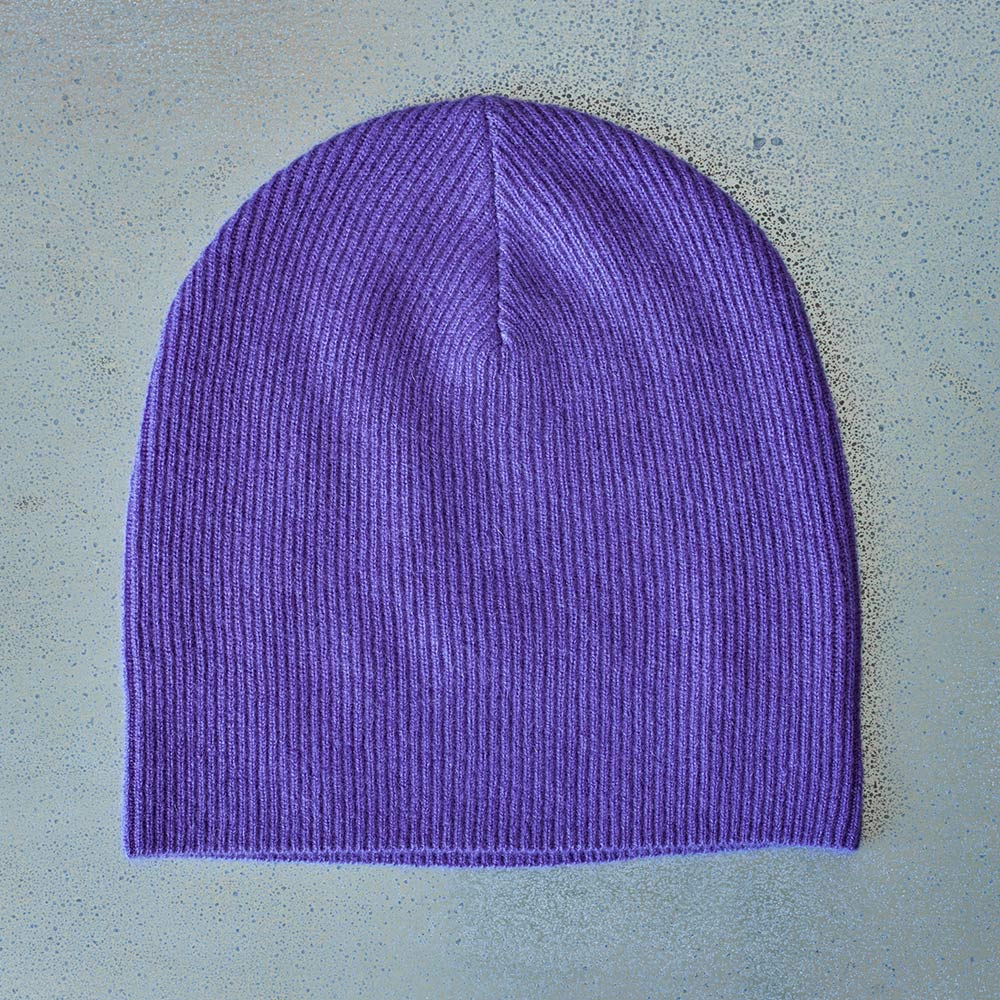 Merci - Bonnet en cachemire - Violet - Image 2