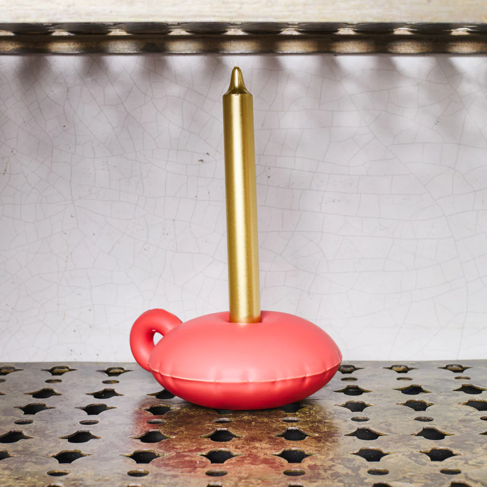 Bougeoir Candy - Rouge - Image 2