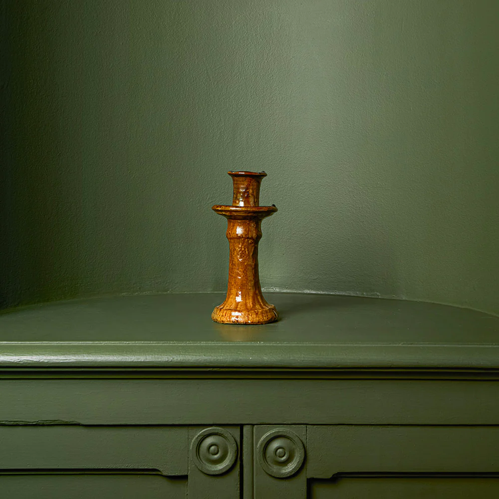 Bougeoir en céramique - Moutarde - Image 3