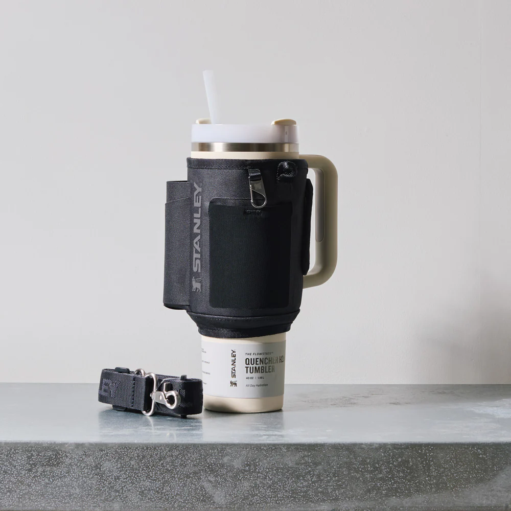Porte bouteille isotherme Quencher Carry all - Noir - Image 2