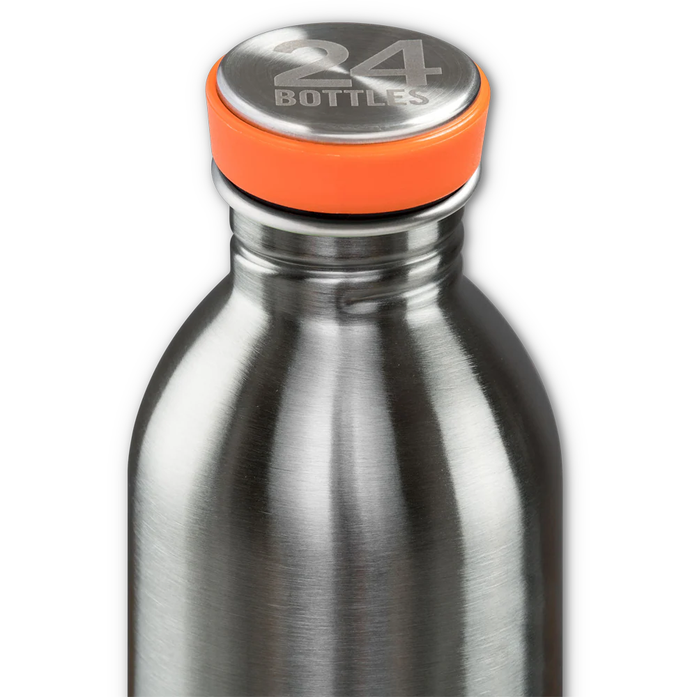Gourde en inox 250 ml - Basic Steel  - 24 Bottles - Image 5