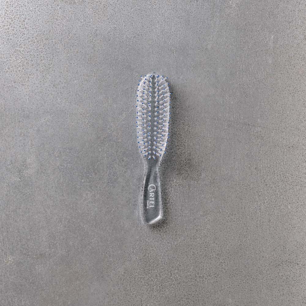 Brosse Ă cheveux cristal bleue - Cartel