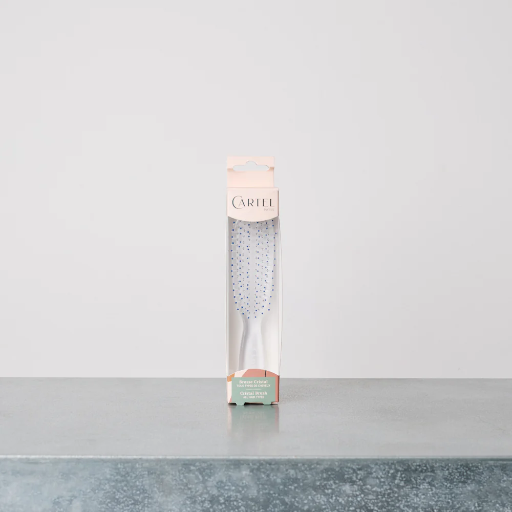 Brosse Ă cheveux cristal bleue - Cartel - Image 3