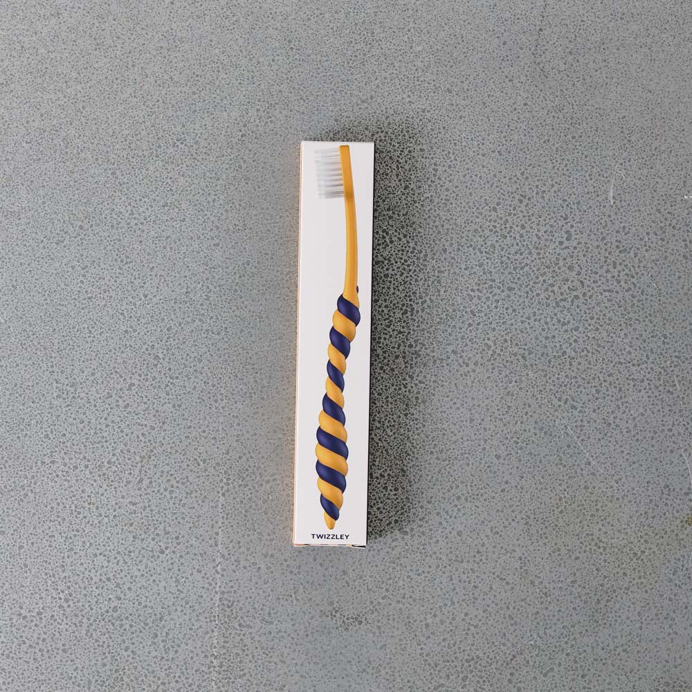 Brosse à dent - Jaune & Marine - Image 3