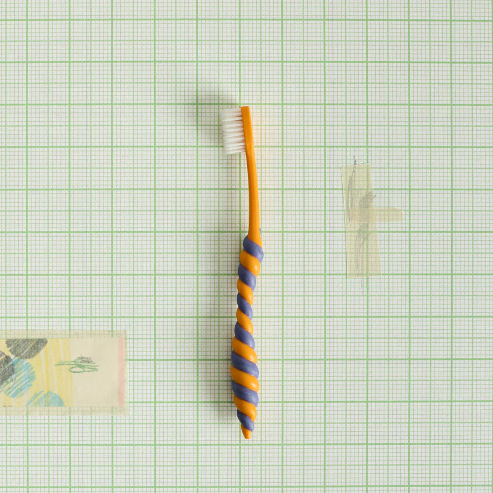 Brosse à dent - Jaune & Marine - Image 4