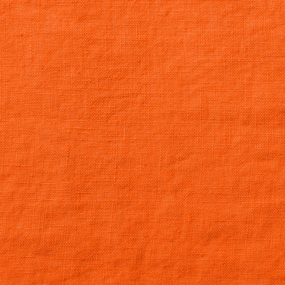 Cabas en lin lavé - Orange Zeste - Image 6