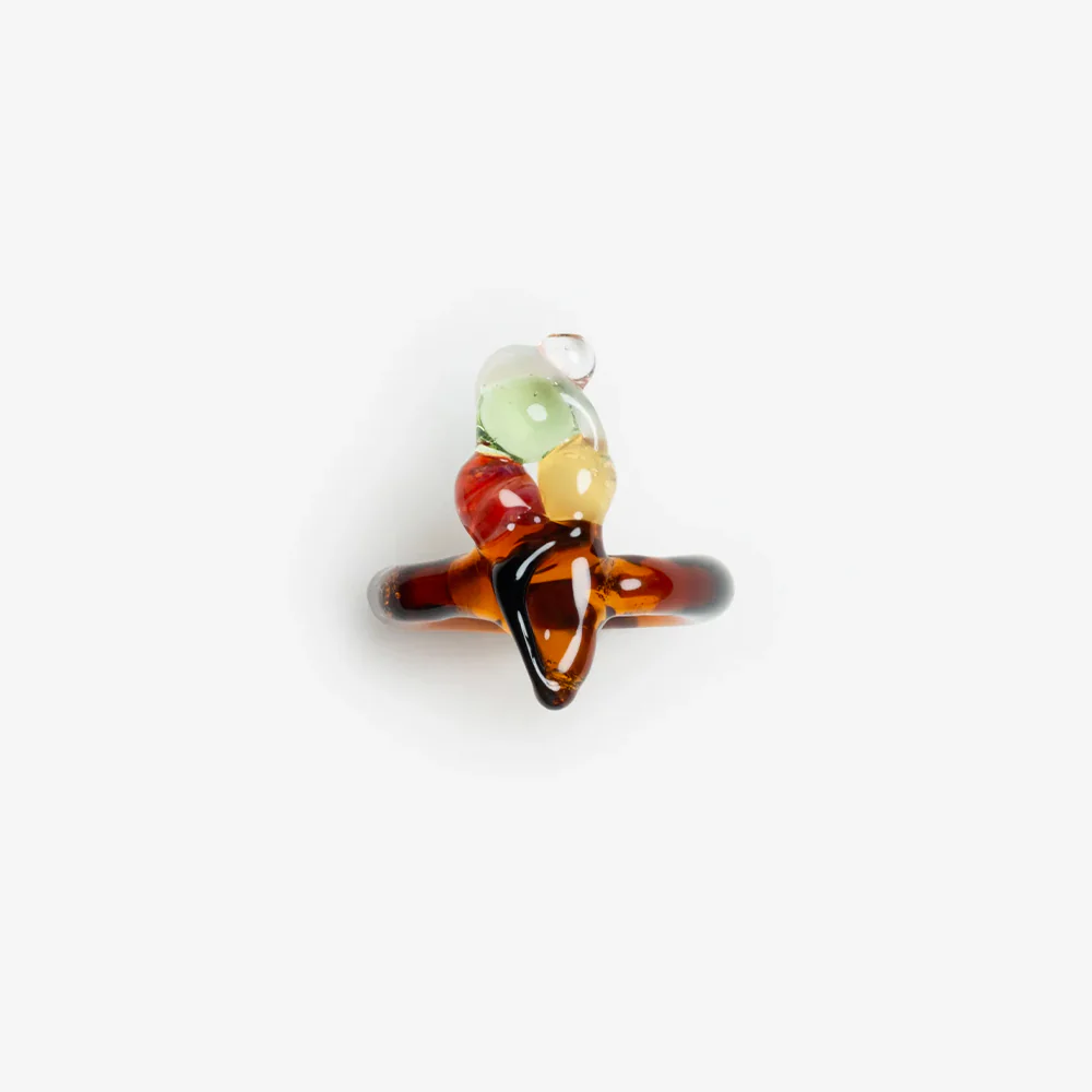 Cajal - Bague Ice Cream - Ambre
