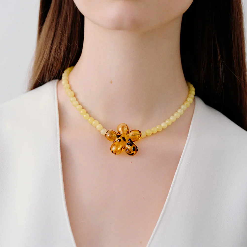 Cajal - Collier Felino Pendant - Jaune - Image 2