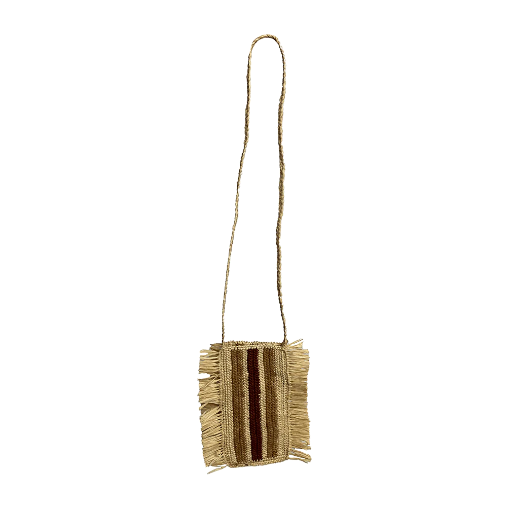Camalya - Sac bandoulière Gao - Naturel & Marron - Image 3