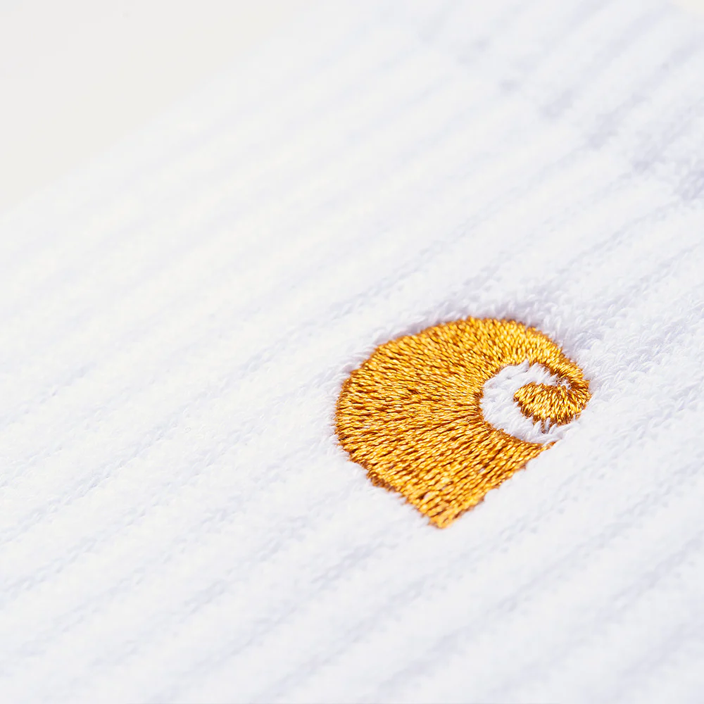Carhartt Wip - Chaussettes Chase - Blanc - Image 2