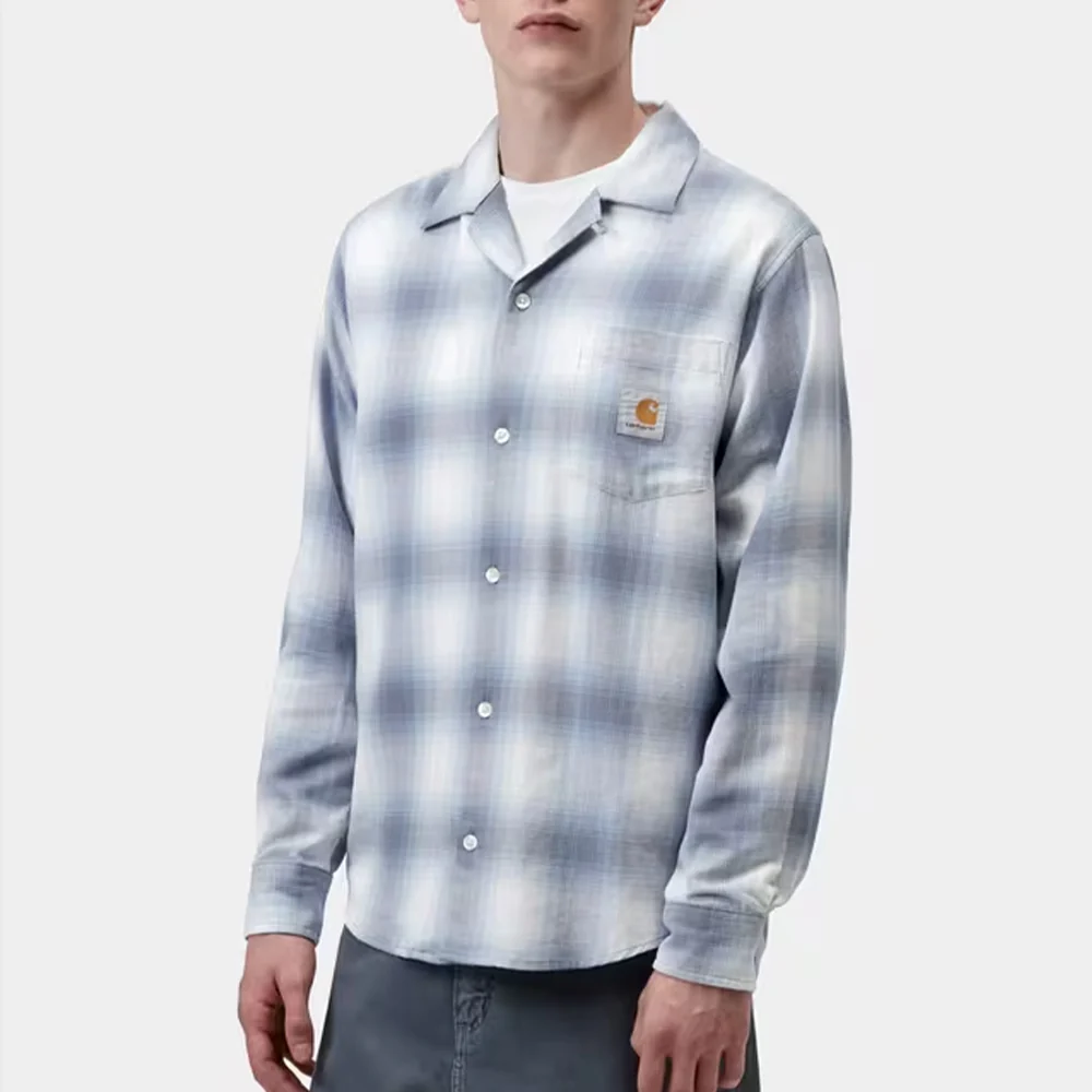 Carhartt WIP - Chemise LS Tyers - Shady Blue Check - Image 2