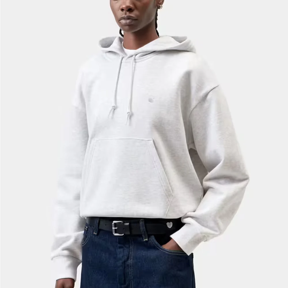Carhartt WIP - Hoodie Casey - Ash Heather & Silver - Image 2