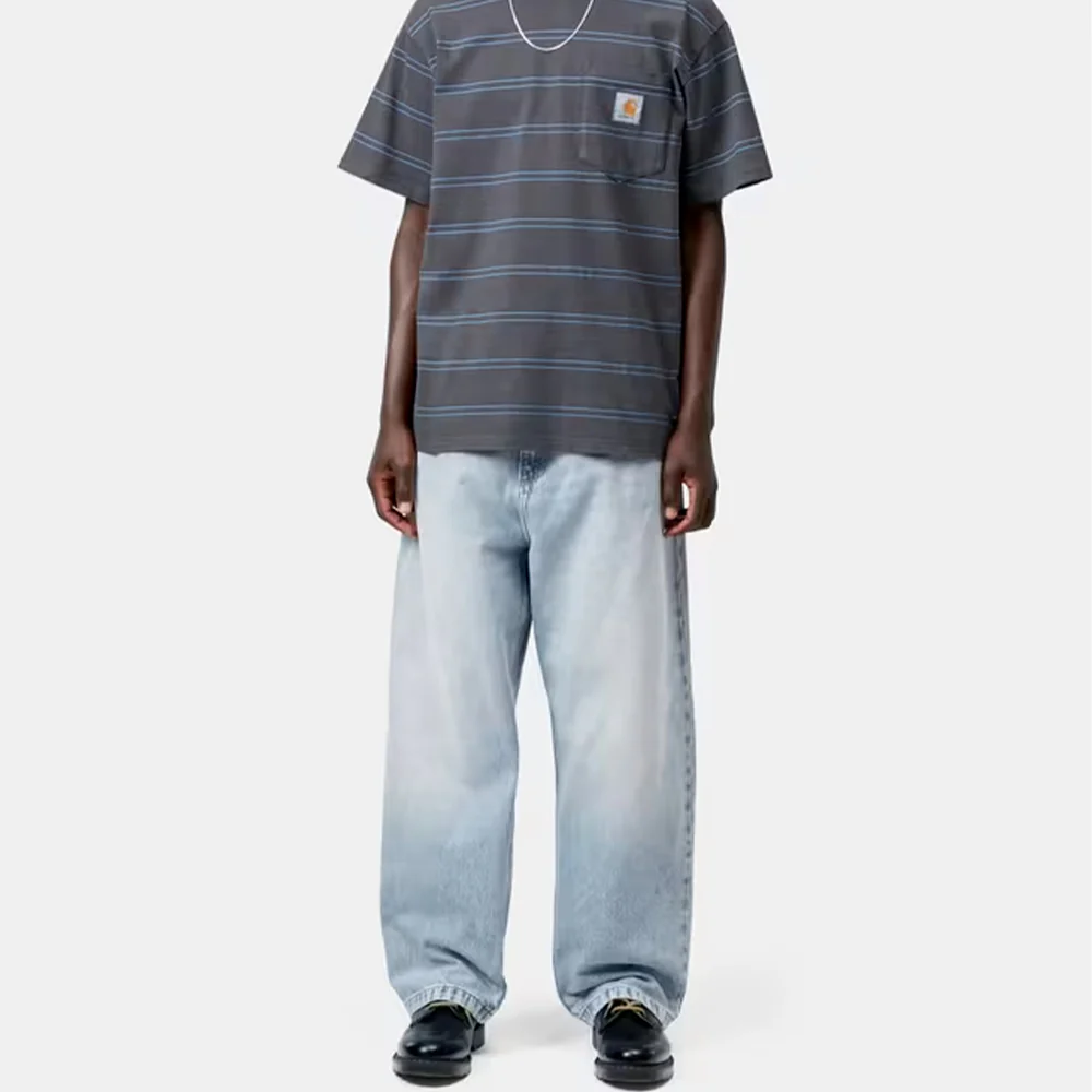 Carhartt WIP - Pantalon Brandon Denim - Bleu Heavy Worn Bleached - Image 4