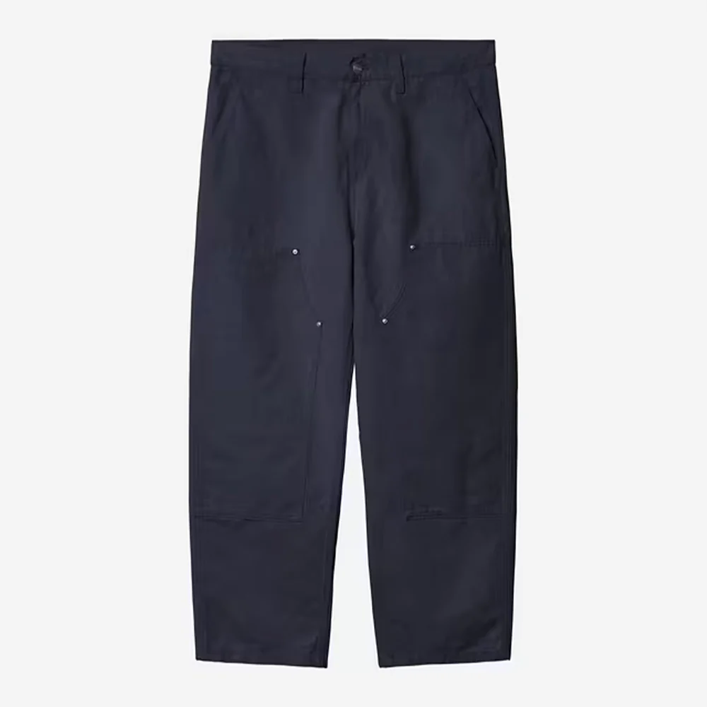 Carhartt WIP - Pantalon Walter Double Knee - Navy Garment Dyed
