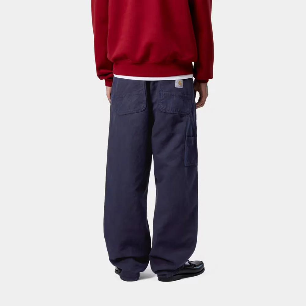 Carhartt WIP - Pantalon Walter Double Knee - Navy Garment Dyed - Image 4