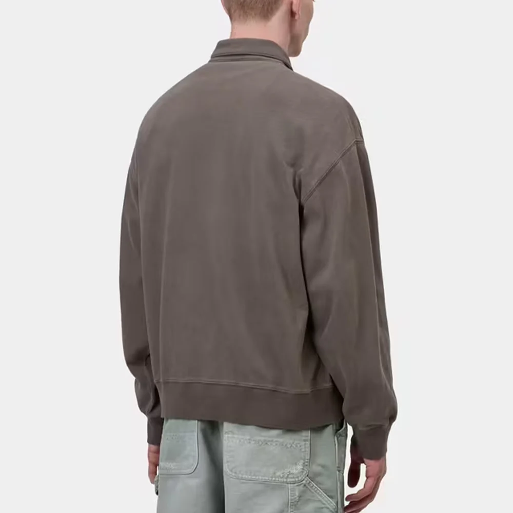 Carhartt WIP - Sweat Harper Polo - Tobacco - Image 3