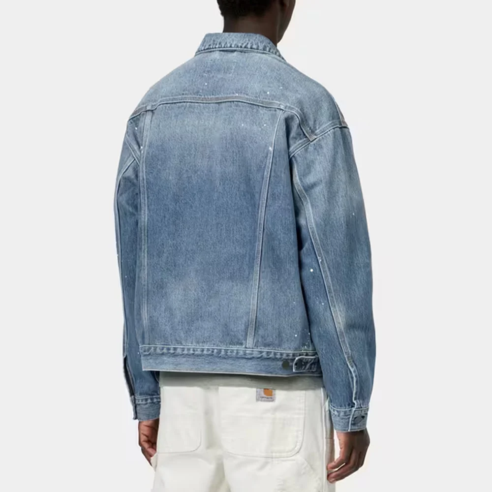 Carhartt WIP - Veste Helston Denim - Blue Destroy Wash - Image 3