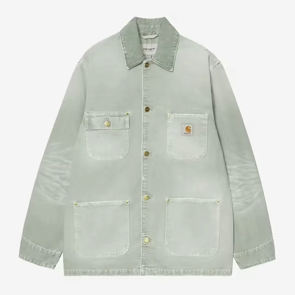 Carhartt WIP - Veste OG Chore - Shady Green Destroy Wash