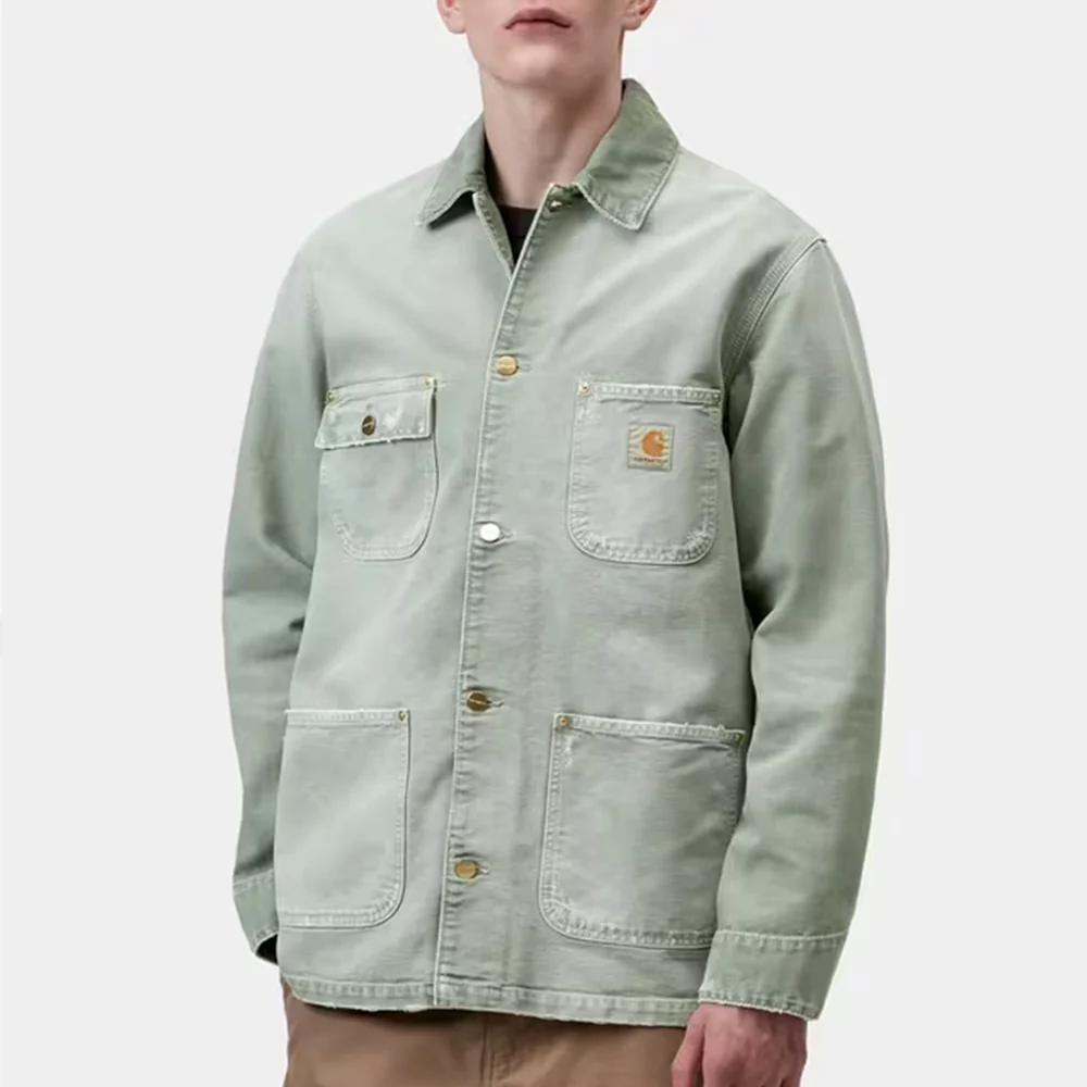 Carhartt WIP - Veste OG Chore - Shady Green Destroy Wash - Image 3