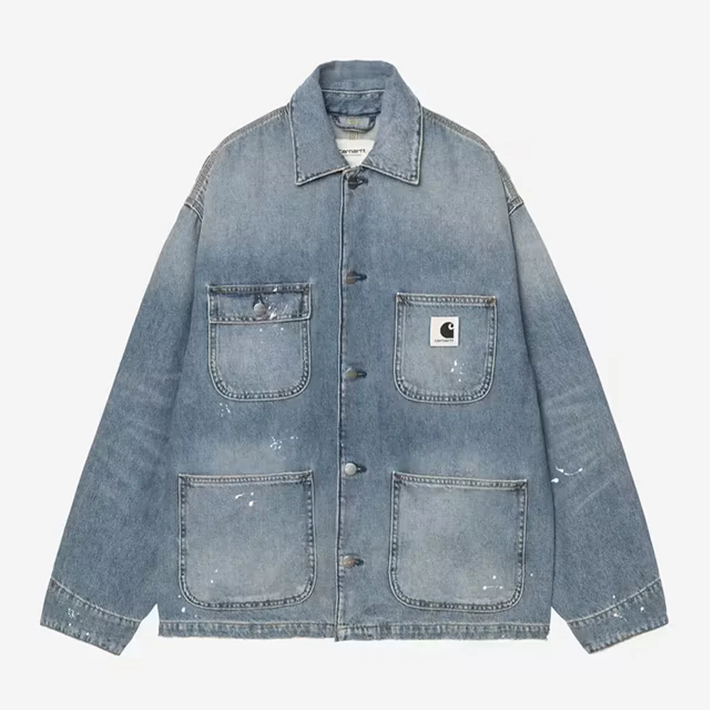 Carhartt WIP - Veste Og Michigan Smithtown - Bleu Destroy Wash