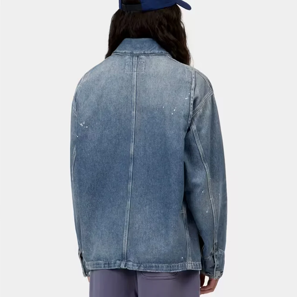 Carhartt WIP - Veste Og Michigan Smithtown - Bleu Destroy Wash - Image 4