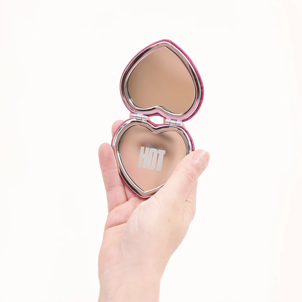 Carne Bollente - Miroir de poche Love Forever - Rouge - Image 3