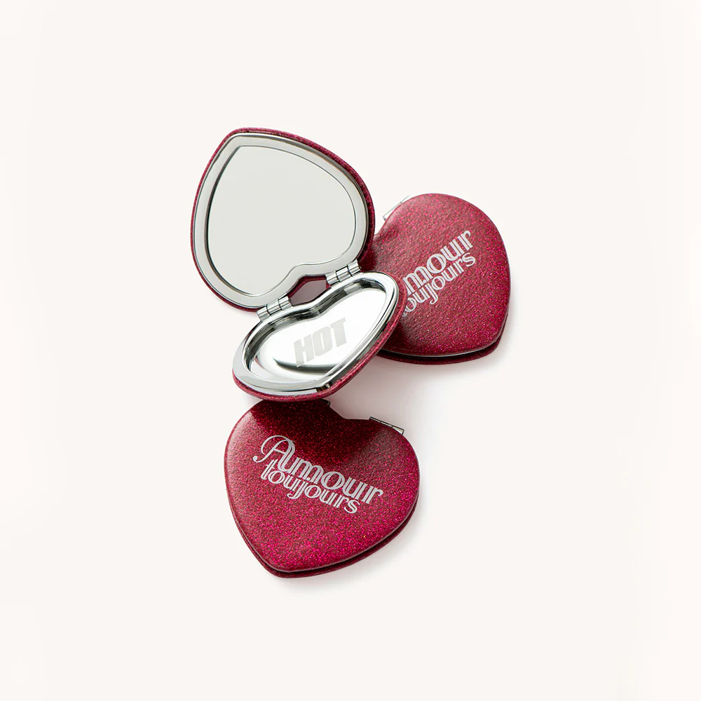 Carne Bollente - Miroir de poche Love Forever - Rouge - Image 4