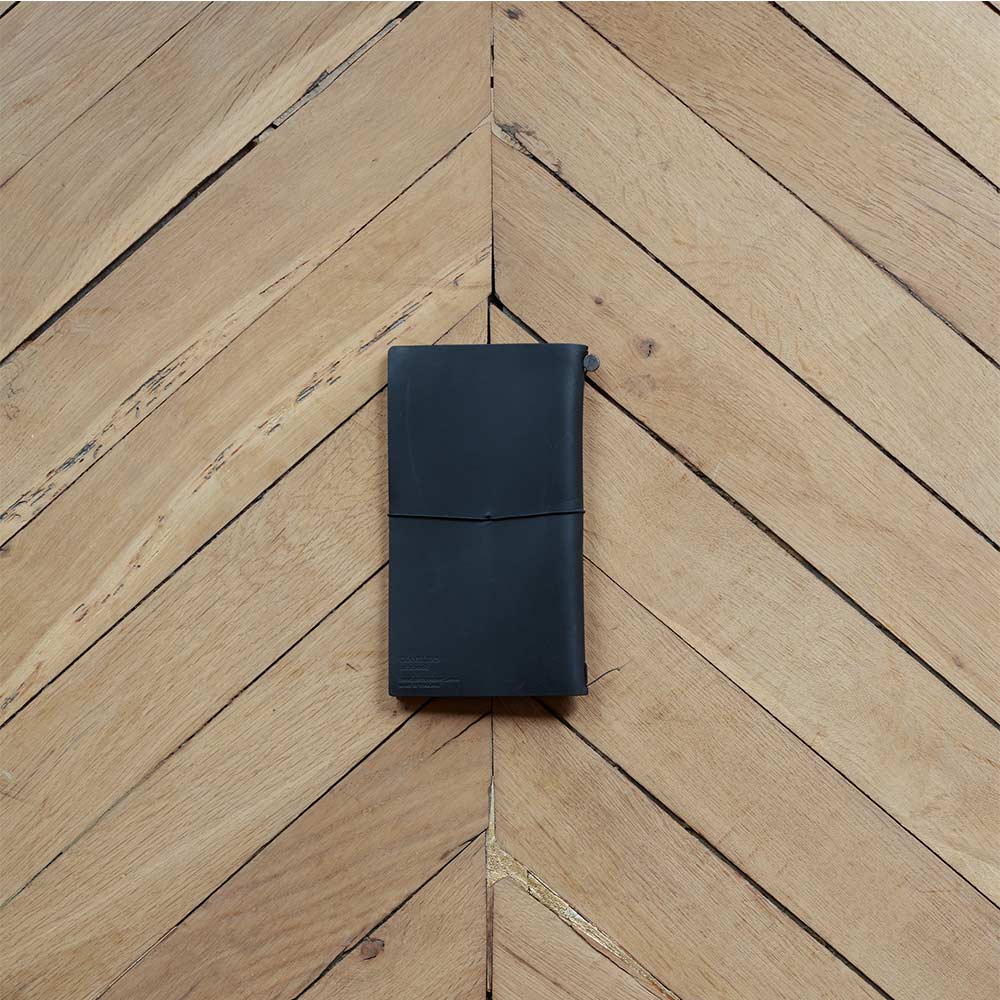 Carnet de voyage en cuir - Noir - Image 7