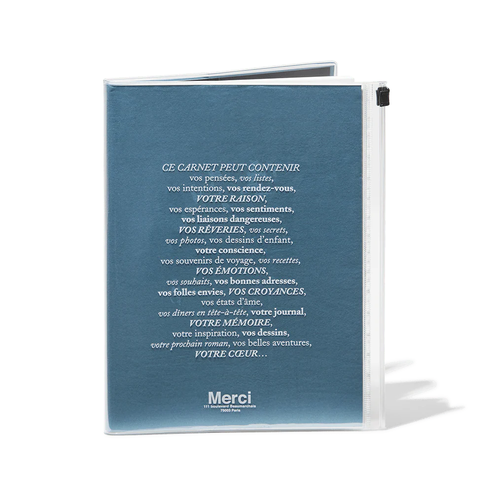 Carnet Merci - Bleu Azur - Image 4