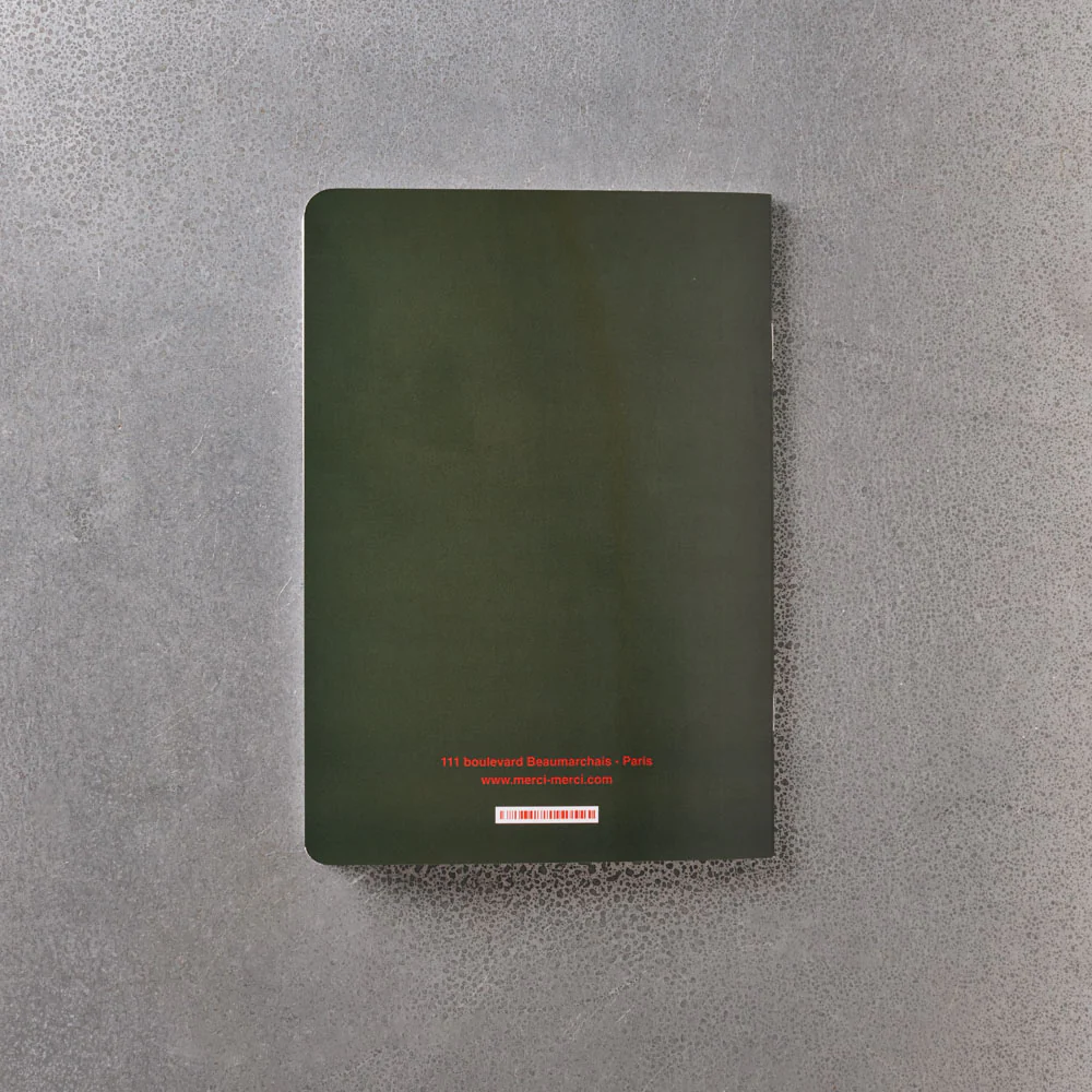 Carnet Merci - Kaki et Rouge - Image 3