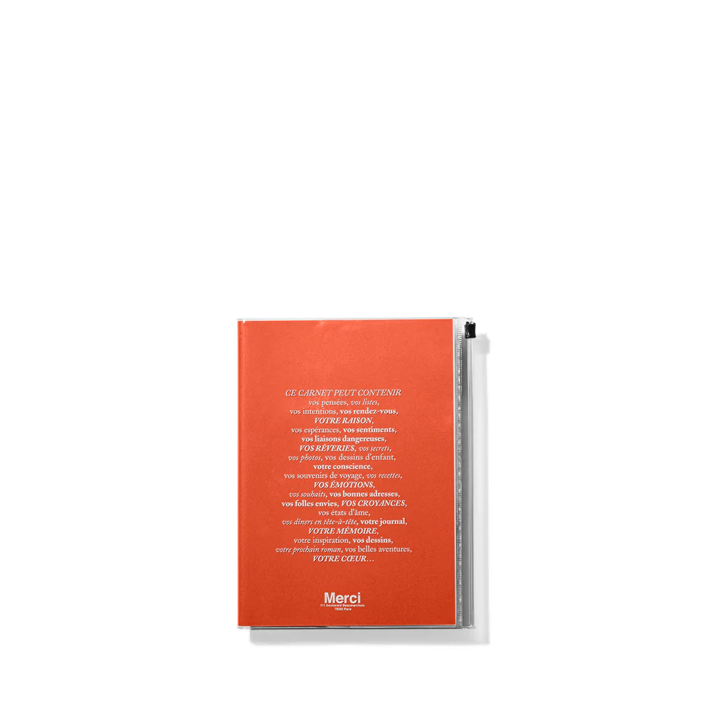 Carnet Merci - Orange