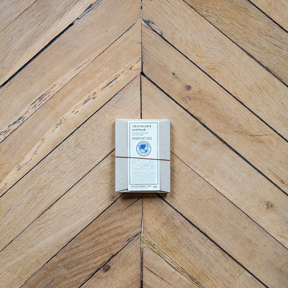 Carnet passeport en cuir - Camel - Image 3