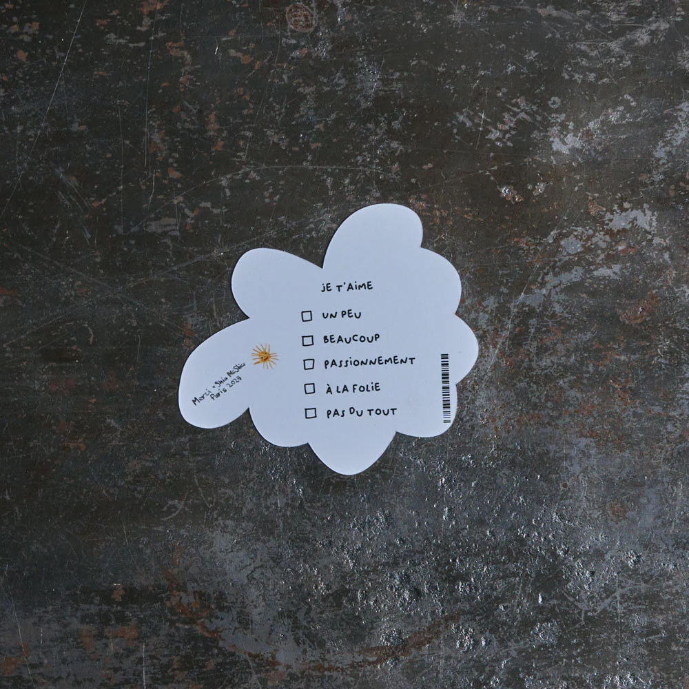 Carte postale Fleur - Merci X Shia McShia - Image 2