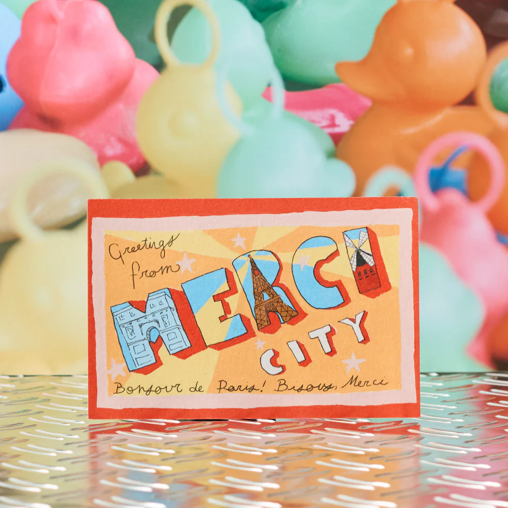Carte postale - Greetings from Merci