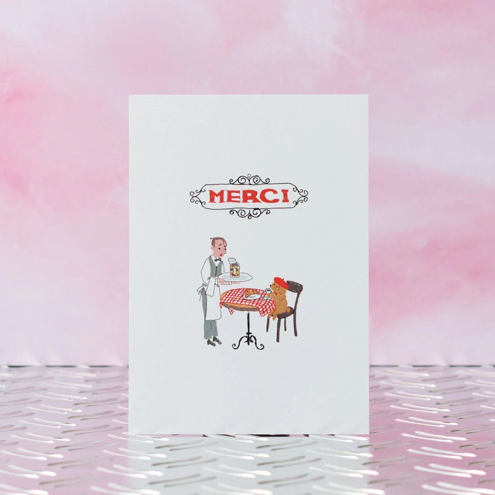 Carte postale Serveur - Merci x Shia McShia