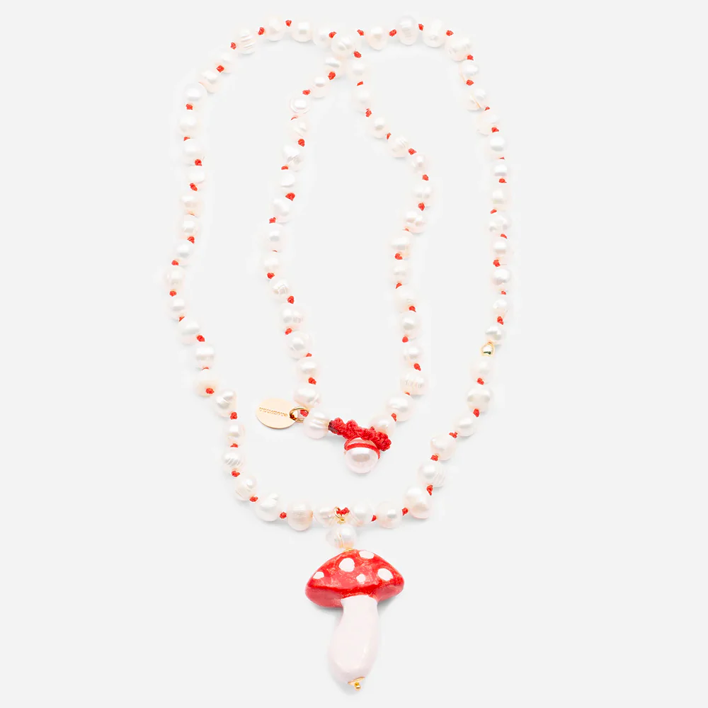 Cashfana - Collier Funghi Classic - Rouge