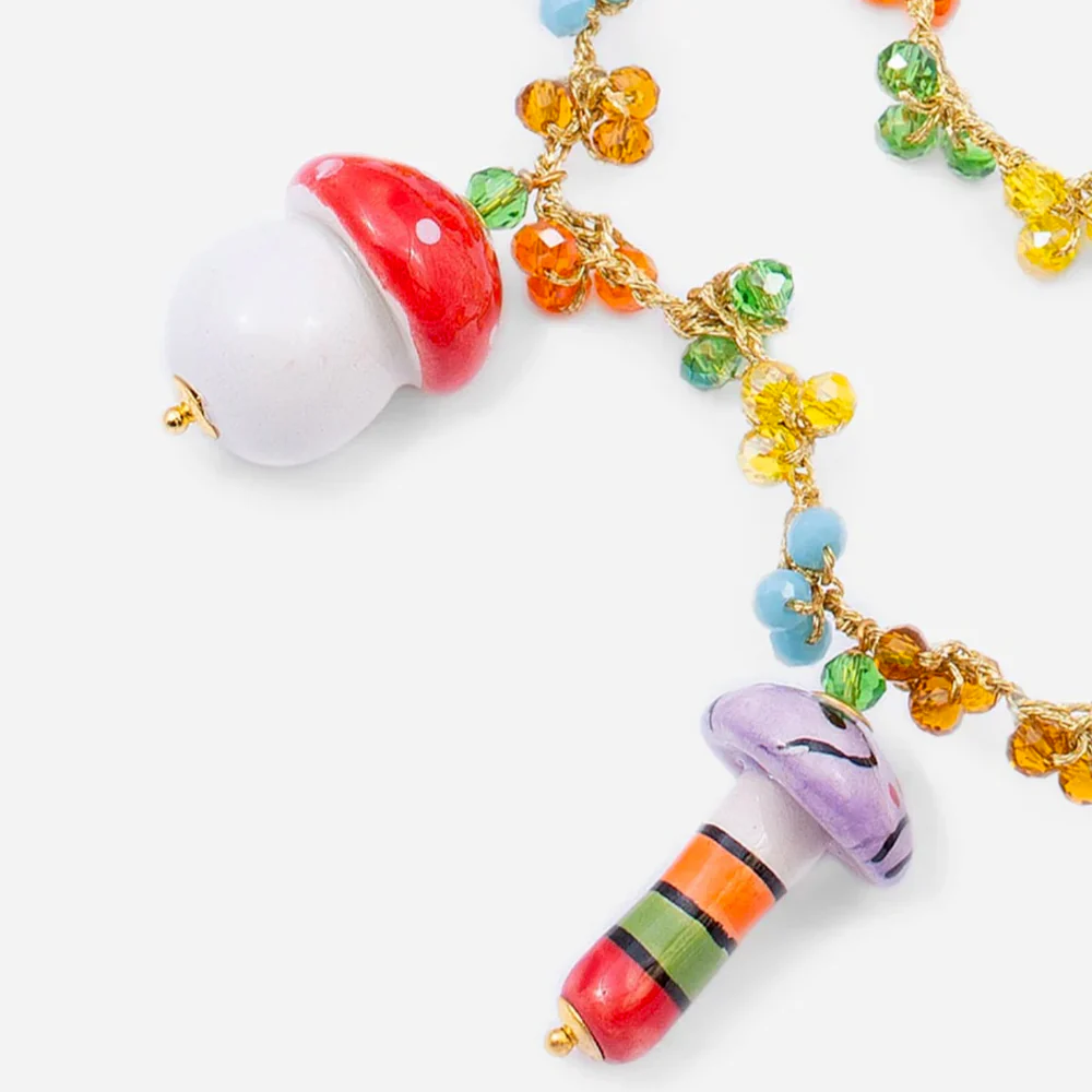 Cashfana - Collier Funghi Long 5 Champis - Multicolore - Image 3