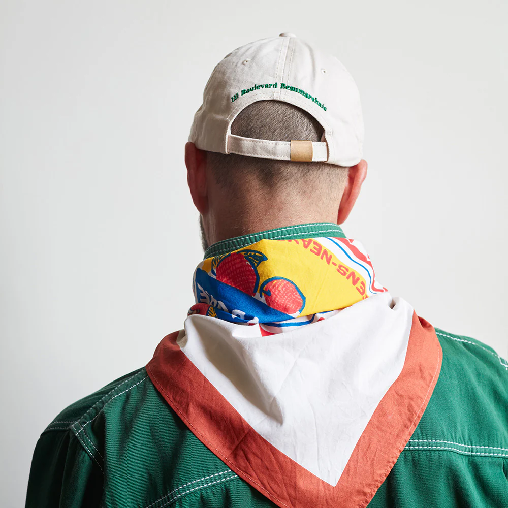 Casquette unisexe brodée Non Merci - Écru - Image 2