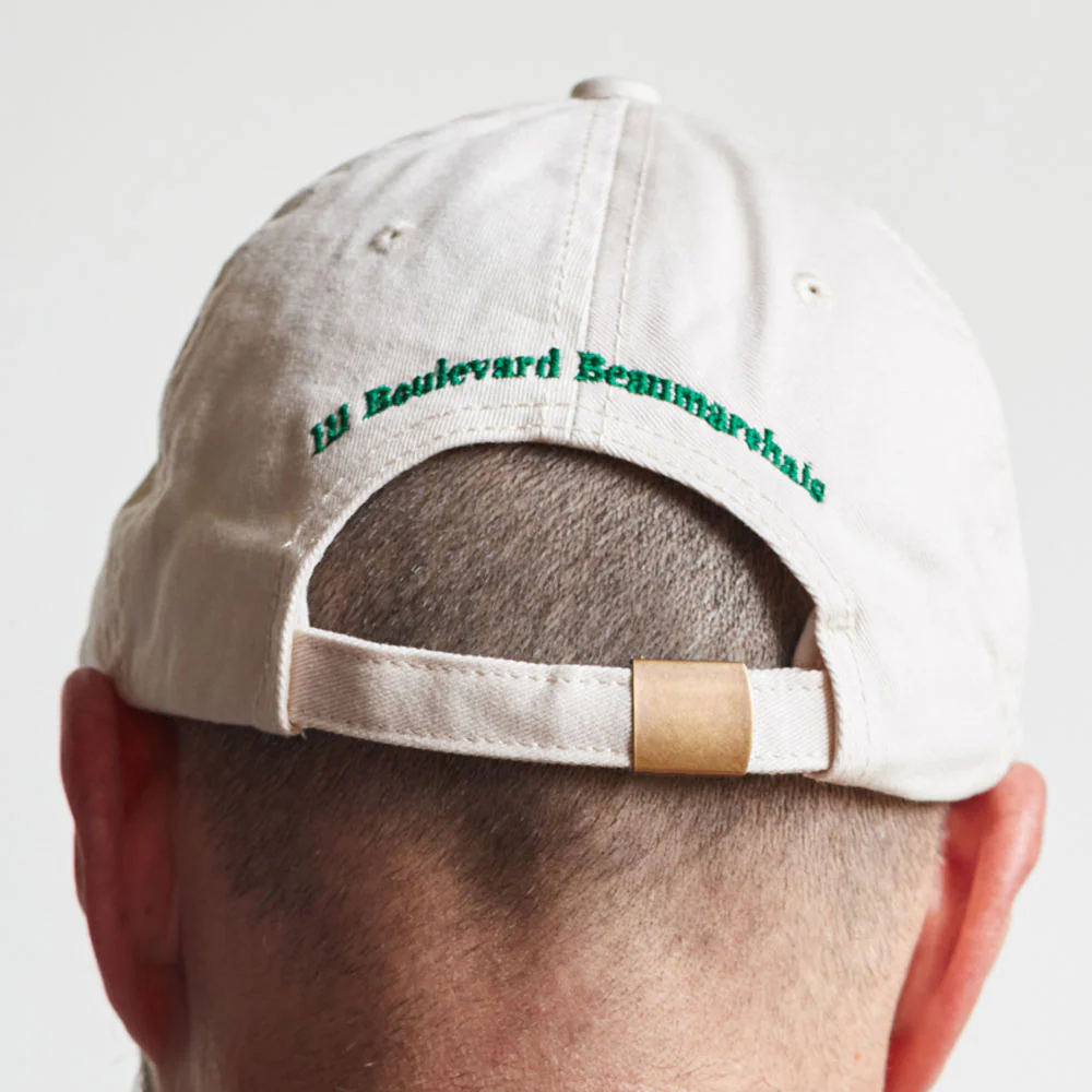 Casquette unisexe brodée Non Merci - Écru - Image 5