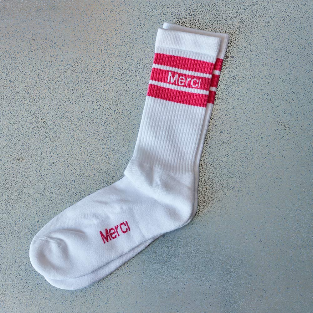 Merci - Chaussettes en coton - Fushialili - Image 3