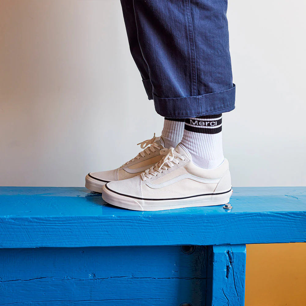 Merci - Chaussettes en coton - Noir - Image 4